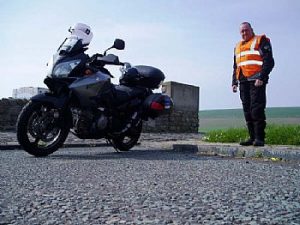 Andy at the English Border